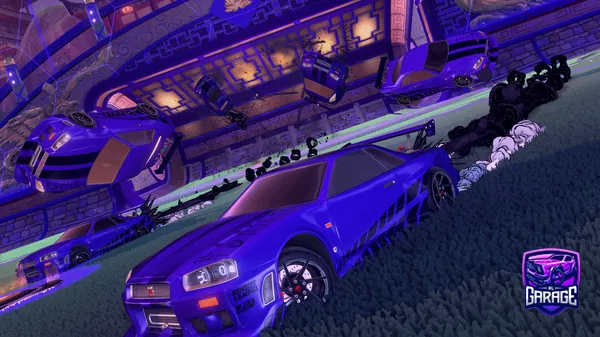A Rocket League car design from skullyVibes