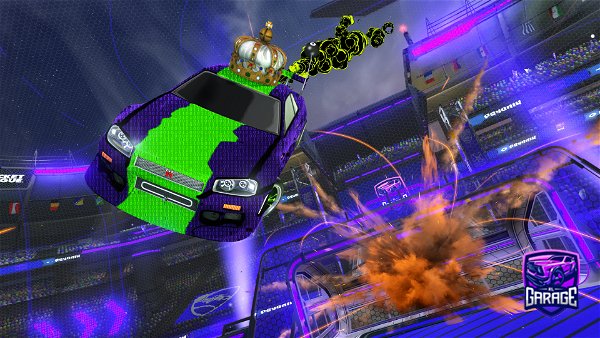 A Rocket League car design from Scootney
