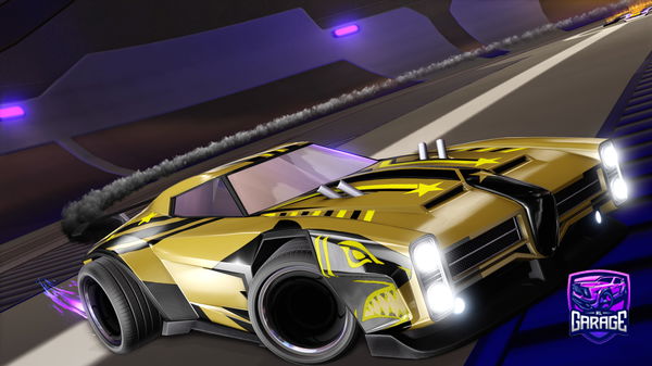 A Rocket League car design from sergiosv7