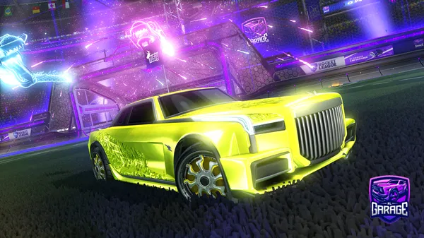 A Rocket League car design from LOLUDED