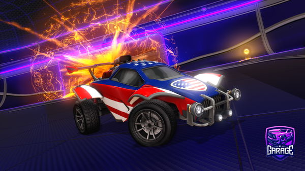 A Rocket League car design from PRPLWINGS