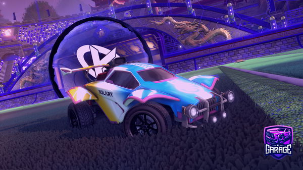 A Rocket League car design from Mahgam