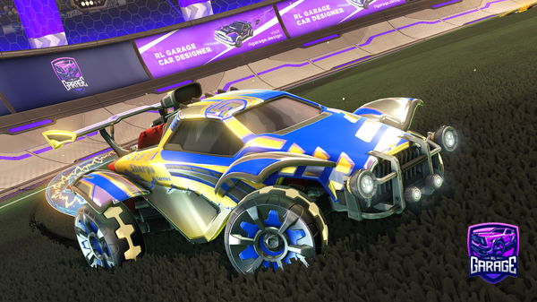 A Rocket League car design from stova