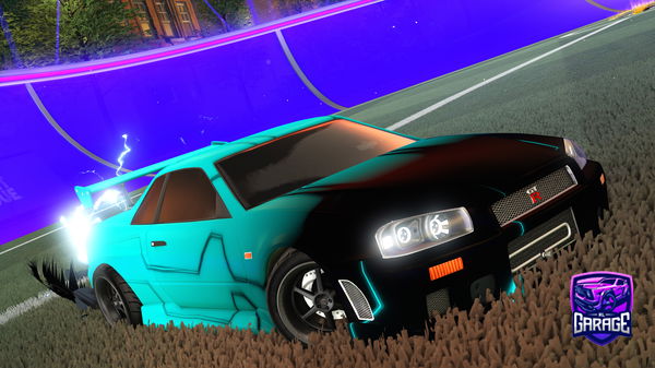 A Rocket League car design from Iraklisfzs