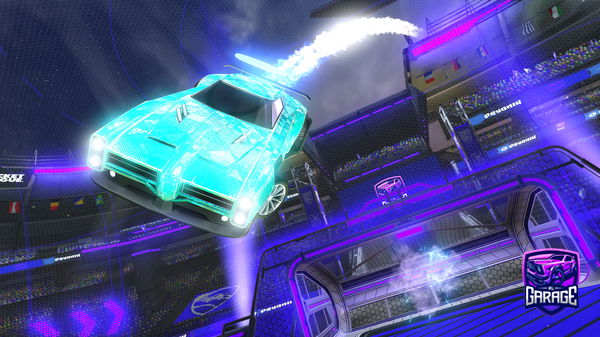 A Rocket League car design from MYT_011