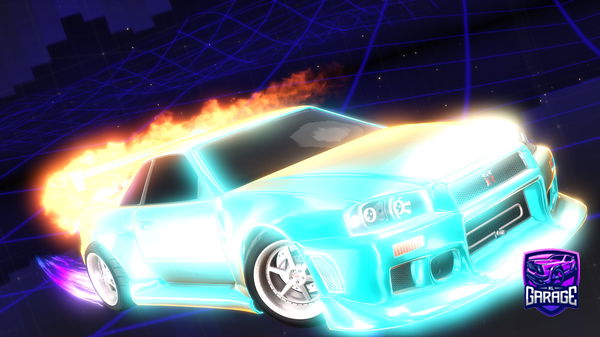 A Rocket League car design from rombot22