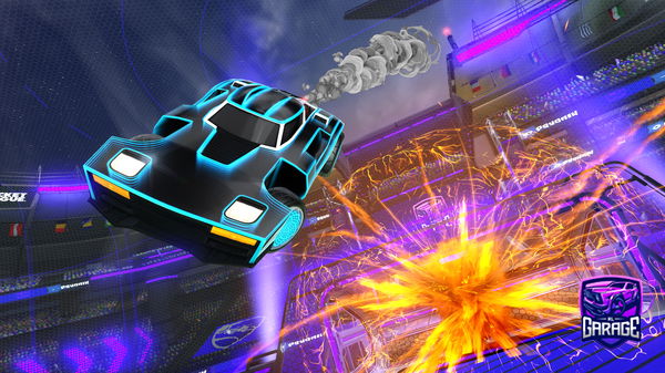 A Rocket League car design from bub-bubble