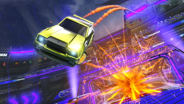 A Rocket League car design from Hatemynoskill14