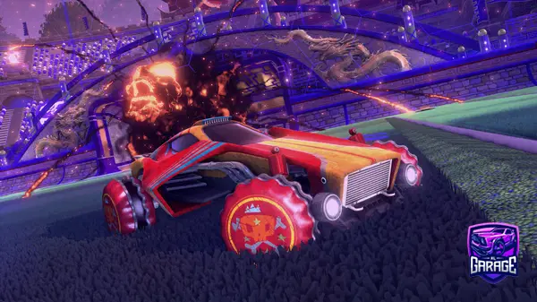A Rocket League car design from israeltheboy