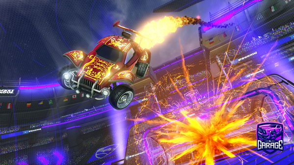 A Rocket League car design from nammcl