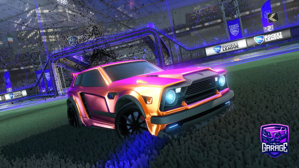 A Rocket League car design from Bluemoon22