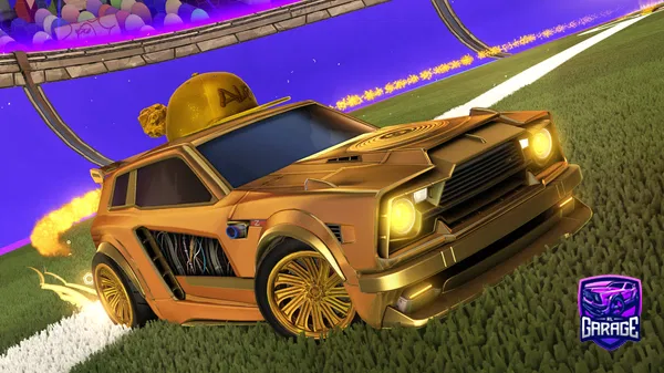 A Rocket League car design from VVSGOATED