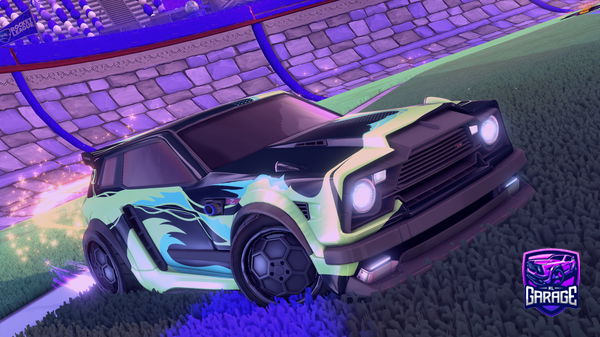 A Rocket League car design from Blick3