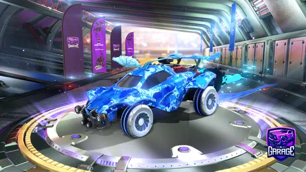 A Rocket League car design from Myusernameistigershark