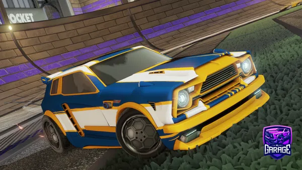 A Rocket League car design from nosna91