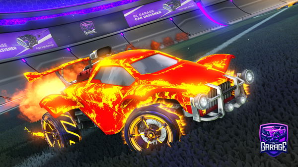 A Rocket League car design from nauctaly