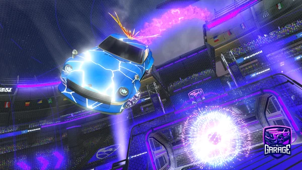 A Rocket League car design from WassaOmbrea