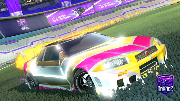 A Rocket League car design from fennec2000