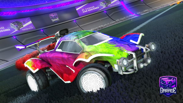 A Rocket League car design from Isksieiifgifj