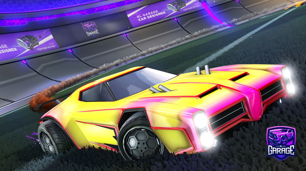 A Rocket League car design from Aussiemate143