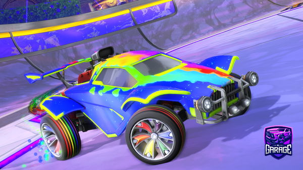 A Rocket League car design from Roffeloffe