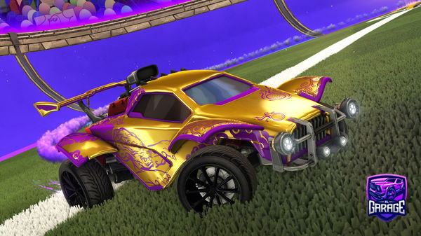 A Rocket League car design from hee