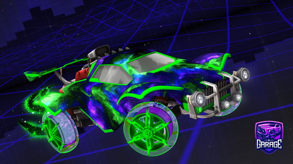 A Rocket League car design from -KOS-