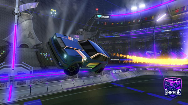 A Rocket League car design from Mrblue223