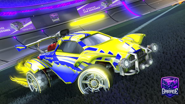 A Rocket League car design from TMONEYWAY