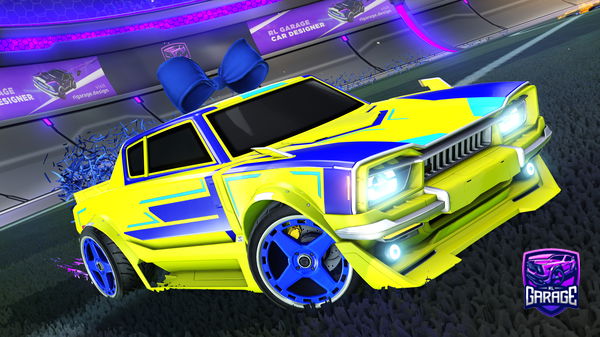 A Rocket League car design from Bzerojr