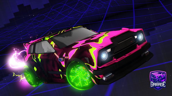 A Rocket League car design from H3av3nLee