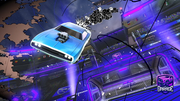 A Rocket League car design from saantiagolira