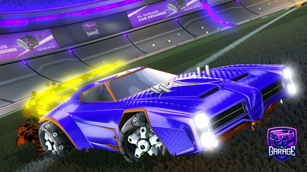 A Rocket League car design from elkie