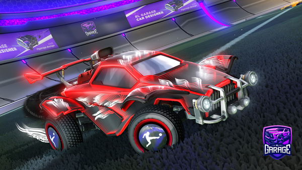 A Rocket League car design from Kloni200