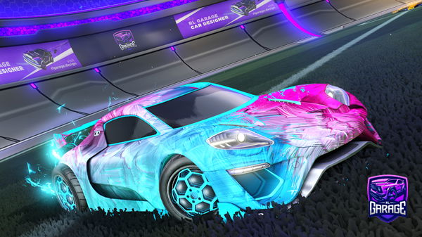 A Rocket League car design from Jeremlebg