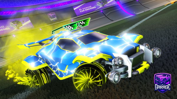 A Rocket League car design from lilchaos18