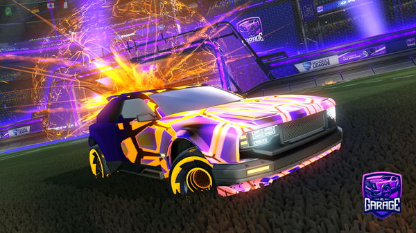 A Rocket League car design from BOBALOBAYOUS