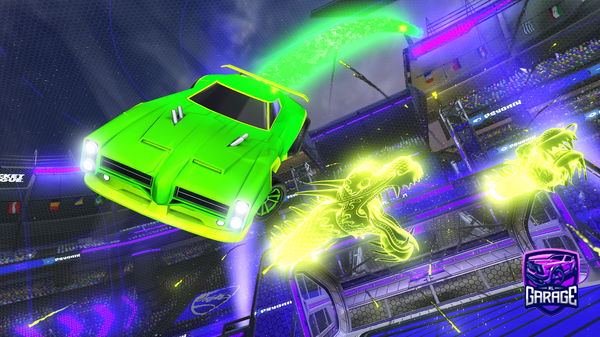 A Rocket League car design from winbros10