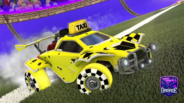 A Rocket League car design from CyBEr_DuCK