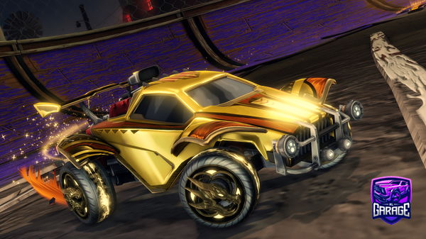 A Rocket League car design from SilverRL_