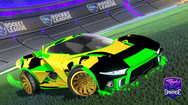 A Rocket League car design from SSGTRAILMIX