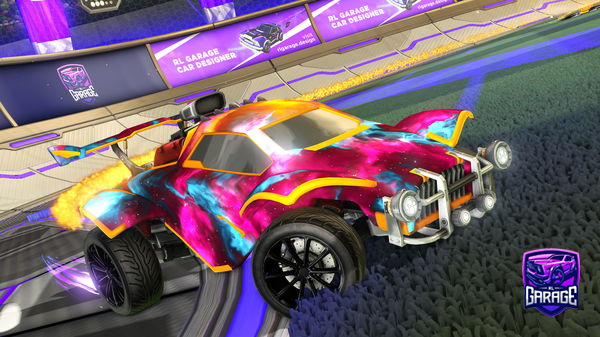 A Rocket League car design from Blzzrd