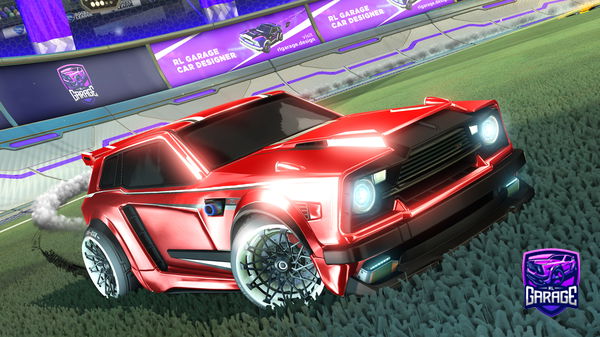 A Rocket League car design from TrickyTeK