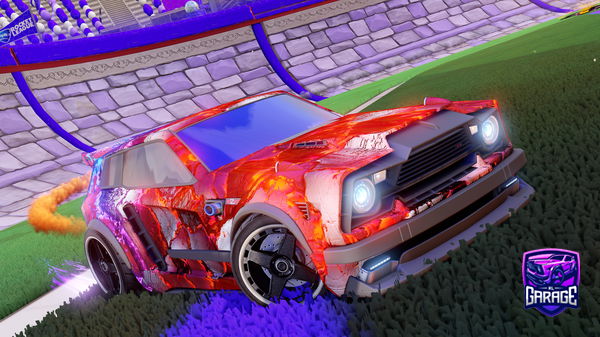 A Rocket League car design from Mehtagxbox