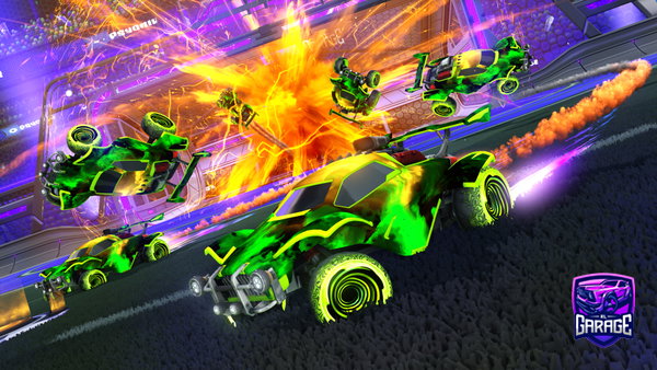 A Rocket League car design from yetya