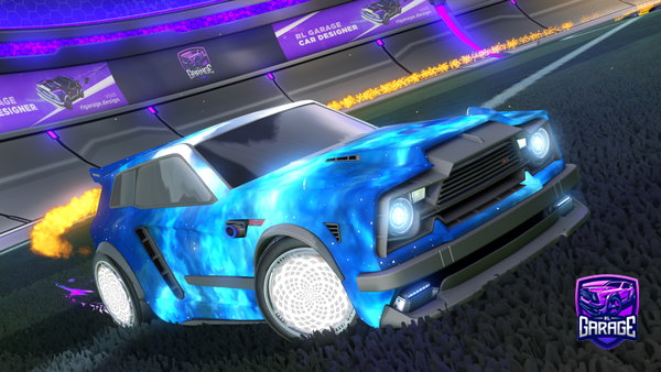 A Rocket League car design from TheBlueFrogGamr