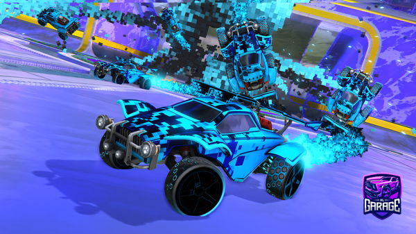 A Rocket League car design from cyberh3x