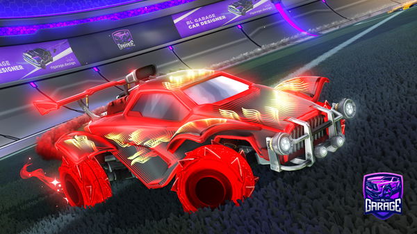 A Rocket League car design from CosmicEclipse274