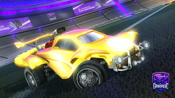 A Rocket League car design from Bilal123
