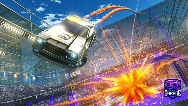 A Rocket League car design from MID_WolfKing